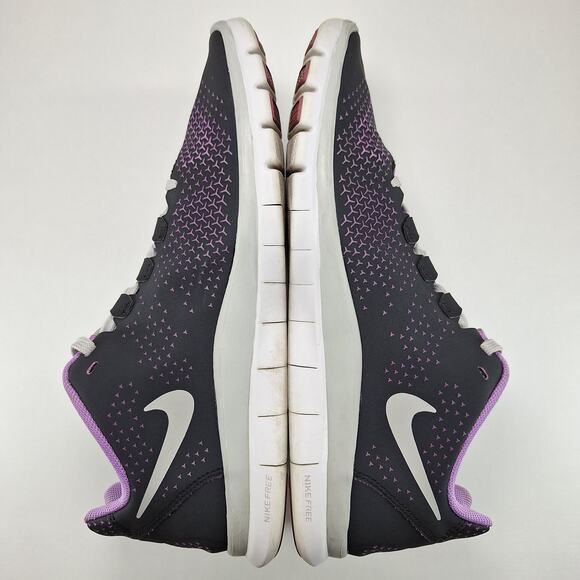 Nike Free 3.0 Gray Purple Running Sneakers Shoes 512237-014 Women's Size 8 - Picture 10 of 14